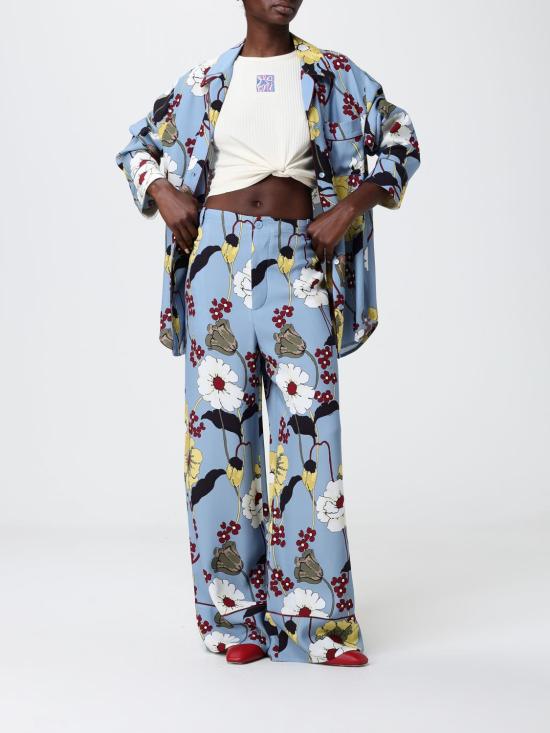 26SS 마르니 팔라초 팬츠 PAMA0335I0UTVA65 MFB31 Sky Blue - MARNI