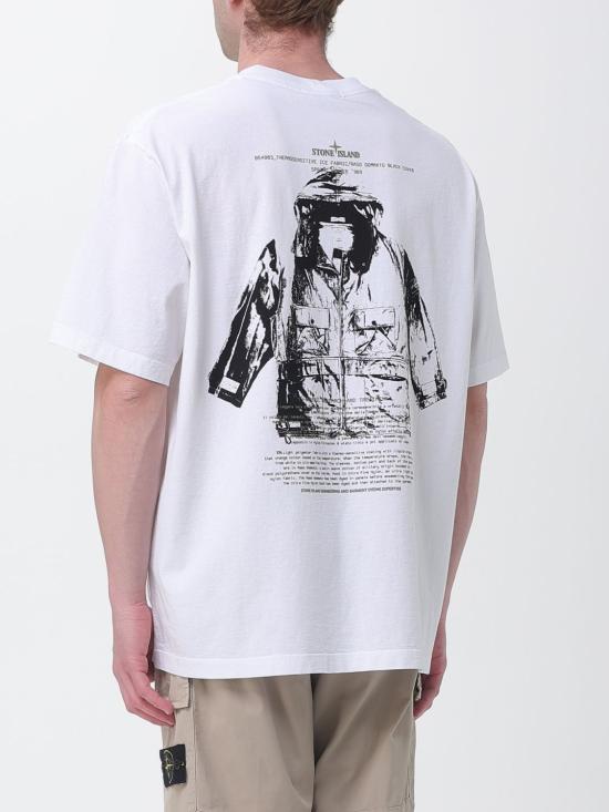 26SS 스톤 아일랜드 반팔 티셔츠 2100023S0091 V0001 White - STONE ISLAND