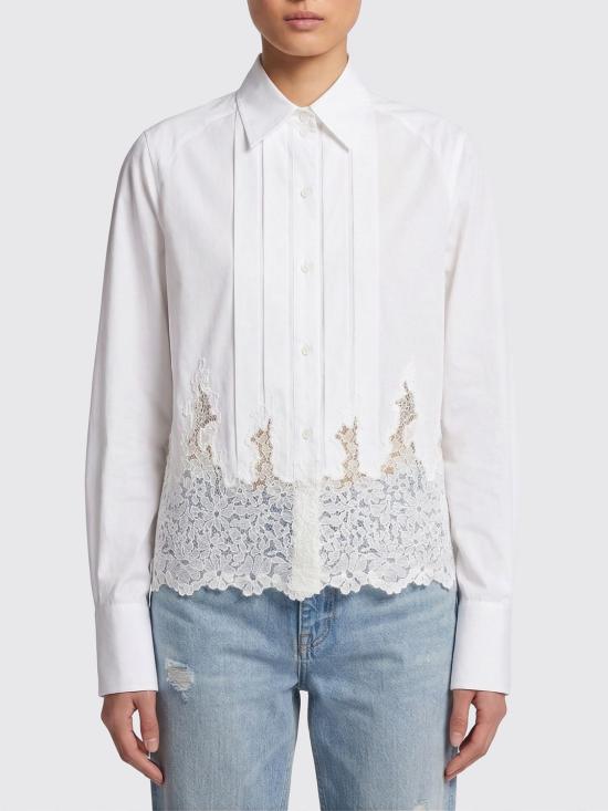 26SS 에르마노 설비노 블라우스 D482K305APBQP 10601 White