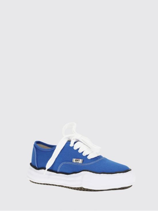 26SS 메종 미하라 야스히로 베이커 OG 솔 캔버스 로우 컷 A02FW704 CL Blue - MAISON MIHARA YASUHIRO