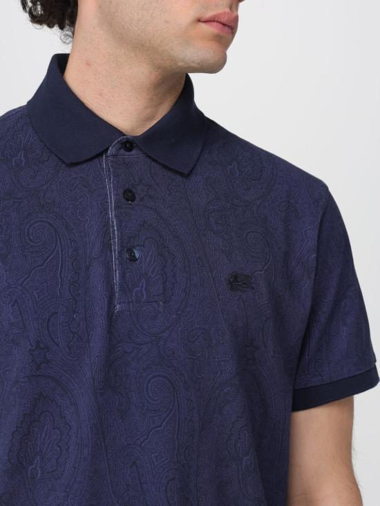 26SS 에트로 폴로 티셔츠 MRMD0004AKF84 X0883 Blue 1 - ETRO