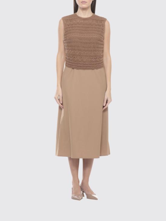 26SS 파비아나 필리피 롱 원피스 ABD266F179L774 1268 Brown