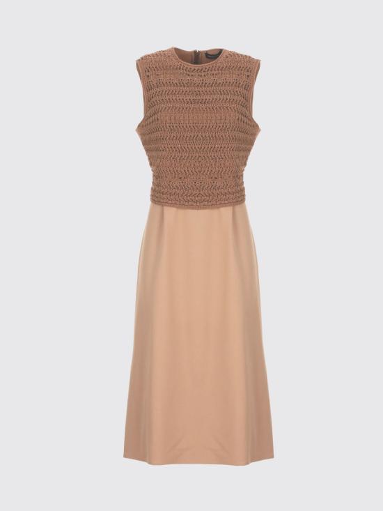 26SS 파비아나 필리피 롱 원피스 ABD266F179L774 1268 Brown - FABIANA FILIPPI