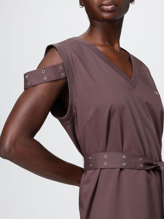 26SS 리우조 롱 원피스 TA6127TS922 91015 Brown - LIU JO