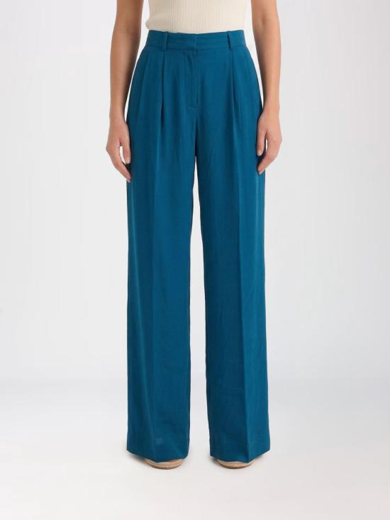 26SS 마이클 코어스 스트레이트 팬츠 MT530VRAYJ RIVER Blue