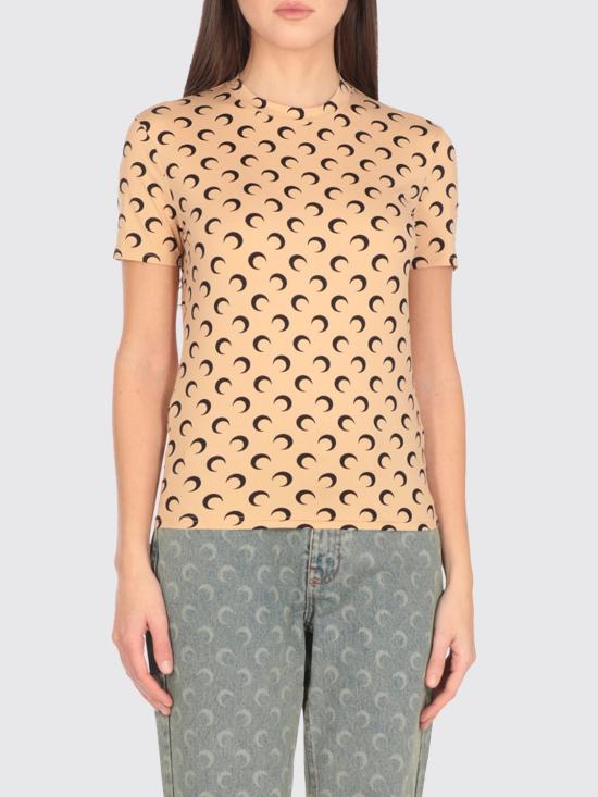 26SS 마린세르 반팔 티셔츠 UTS001ACJER0001 TA10 Beige