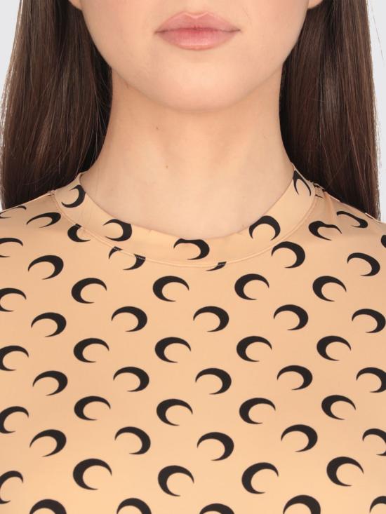 26SS 마린세르 반팔 티셔츠 UTS001ACJER0001 TA10 Beige - MARINE SERRE