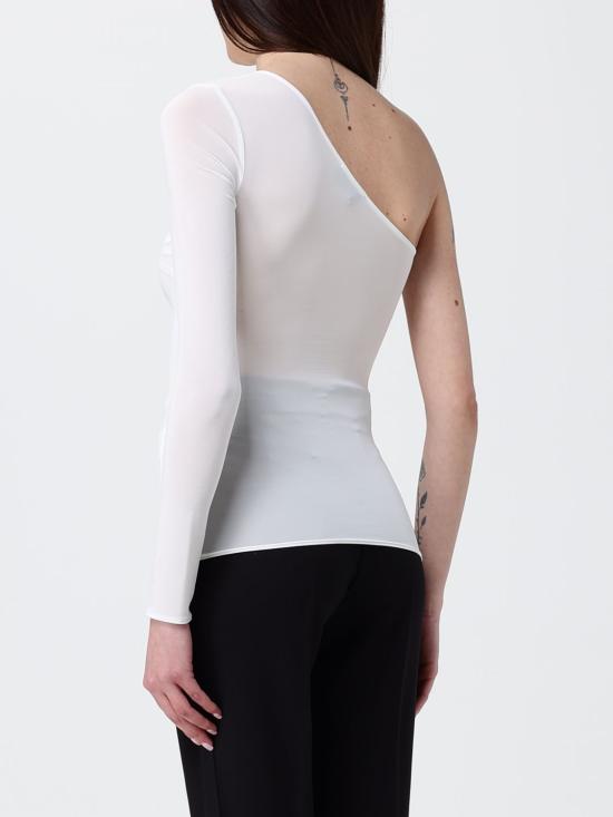 26SS 엘리자베타프랜치 긴팔 티셔츠 MD03062E2 360 White - ELISABETTA FRANCHI