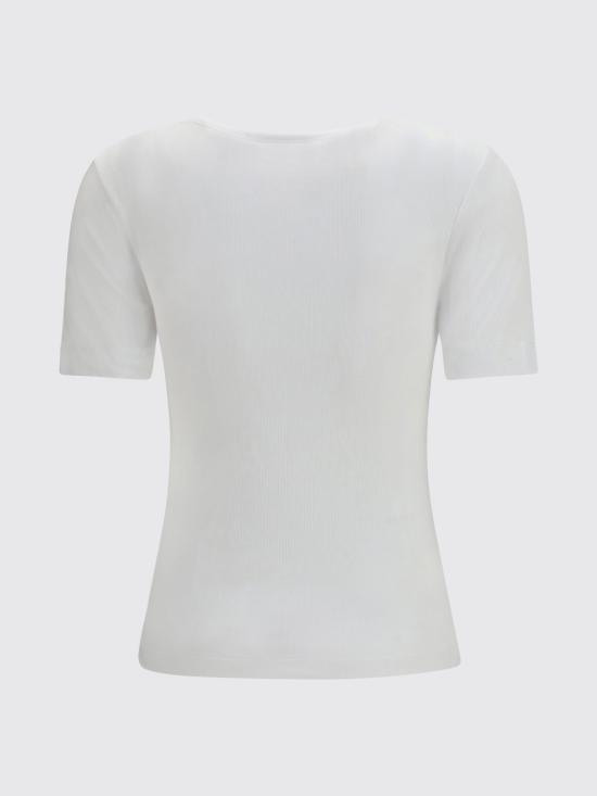 26SS 가니 소프트 코튼 립 반팔 티셔츠 A1050182 151 White - GANNI