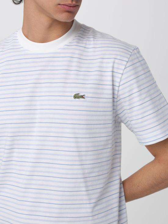 26SS 라코스테 반팔 티셔츠 TH0874 WB5 Gnawed Blue - LACOSTE