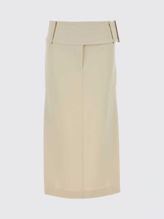 26SS 스포트막스 롱 스커트 2612101063600 006 White - SPORTMAX