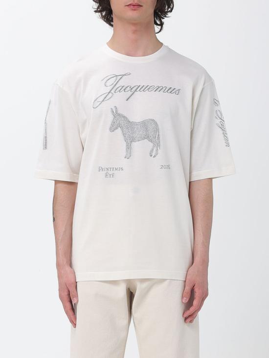 26SS 자크뮈스 반팔 티셔츠 26ETSM00625AJ00266 1NW White