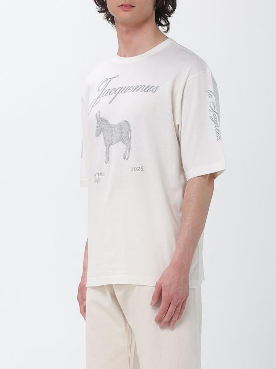 26SS 자크뮈스 반팔 티셔츠 26ETSM00625AJ00266 1NW White - JACQUEMUS