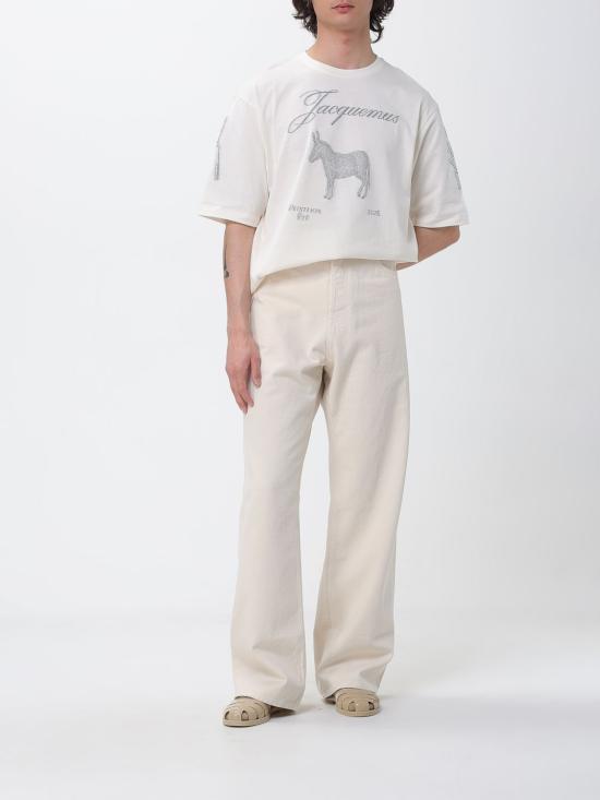 26SS 자크뮈스 반팔 티셔츠 26ETSM00625AJ00266 1NW White - JACQUEMUS