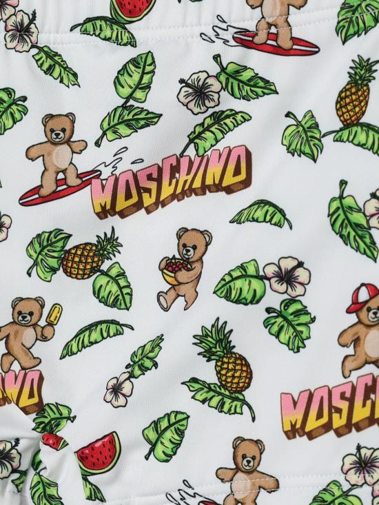 26SS [키즈] 모스키노 스윔팬츠 M5L006LKA11 83657 White - MOSCHINO