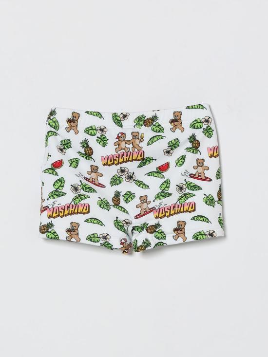 26SS [키즈] 모스키노 스윔팬츠 M5L006LKA11 83657 White - MOSCHINO