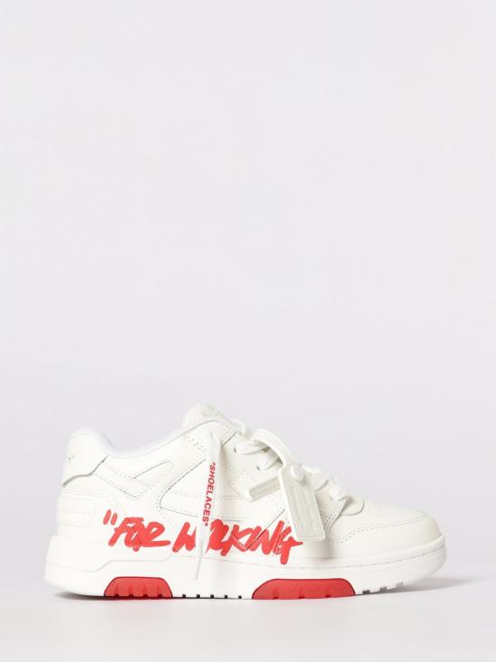 26SS [키즈] 오프화이트 스니커즈 OBIA011S26LEA002 0125 White