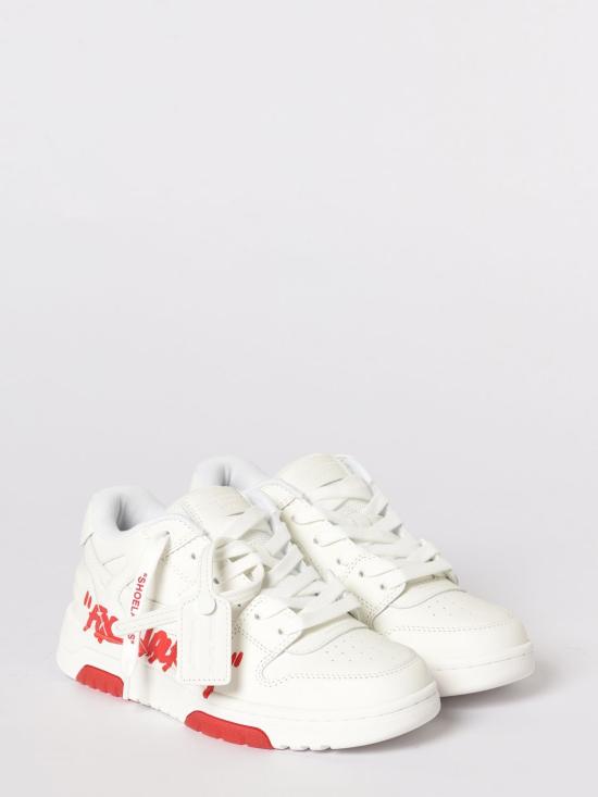 26SS [키즈] 오프화이트 스니커즈 OBIA011S26LEA002 0125 White - OFF WHITE