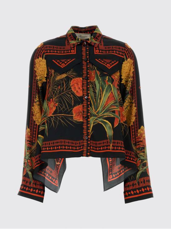 26SS 블루마린 블라우스 P622C434A F9904 Black - BLUMARINE