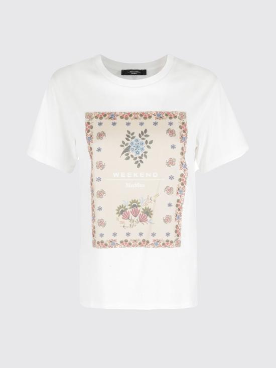 26SS 위켄드막스마라 반팔 티셔츠 2615971032600 002 White