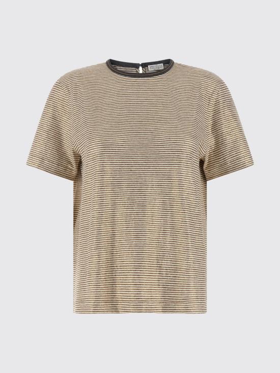 26SS 브루넬로 쿠치넬리 반팔 티셔츠 MQ977DU500 C2094 Multicolor - BRUNELLO CUCINELLI