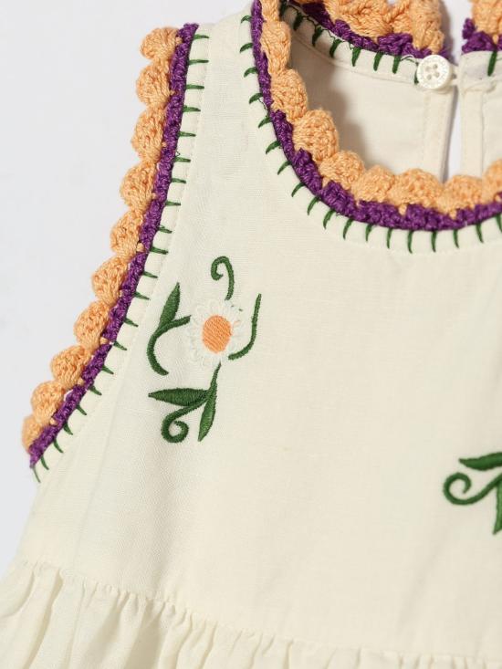 26SS [키즈] 스텔라 맥카트니 원피스 TY1E62Z0138 101 Ivory - STELLA MCCARTNEY