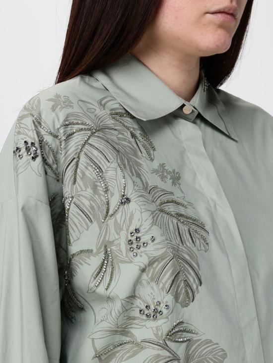 26SS 리우조 셔츠 CA6287T039A P9639 Green - LIU JO