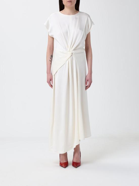 26SS 빅토리아 베컴 롱 원피스 1226WDR007292D 3 Ivory