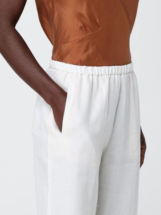 26SS 포르테포르테 스트레이트 팬츠 14826MYPANTS 0004 White - FORTE FORTE