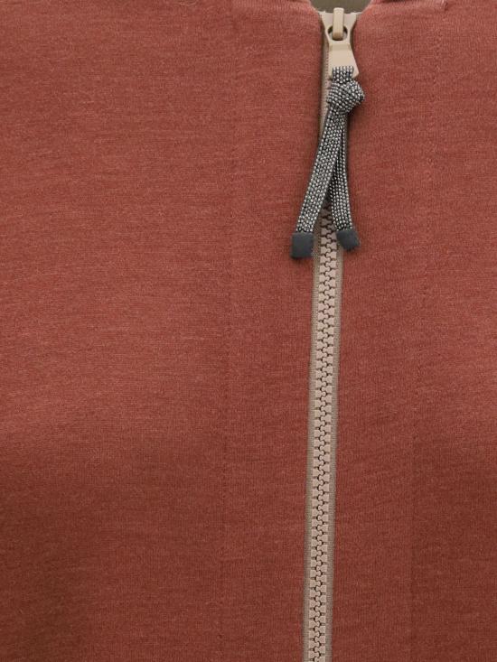 26SS 브루넬로 쿠치넬리 모닐리 지퍼루프 집업 MD828SB806 C9149 Burgundy - BRUNELLO CUCINELLI