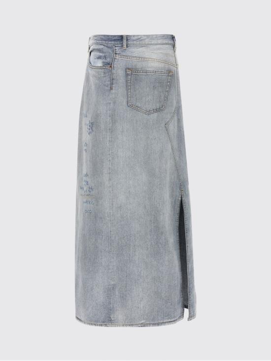 26SS MM6 메종마르지엘라 데님 스커트 S52MI0016M30055 962 Blue - MM6 MAISON MARGIELA