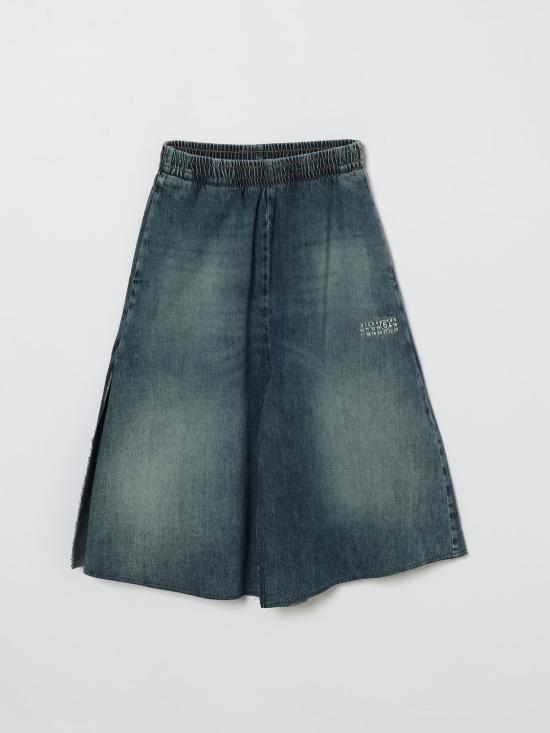 26SS [키즈] MM6 메종마르지엘라 데님 숏팬츠 M60961MM07A M601 Denim