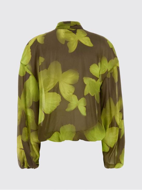 26SS 블루마린 블라우스 4C269A M5194 Green - BLUMARINE