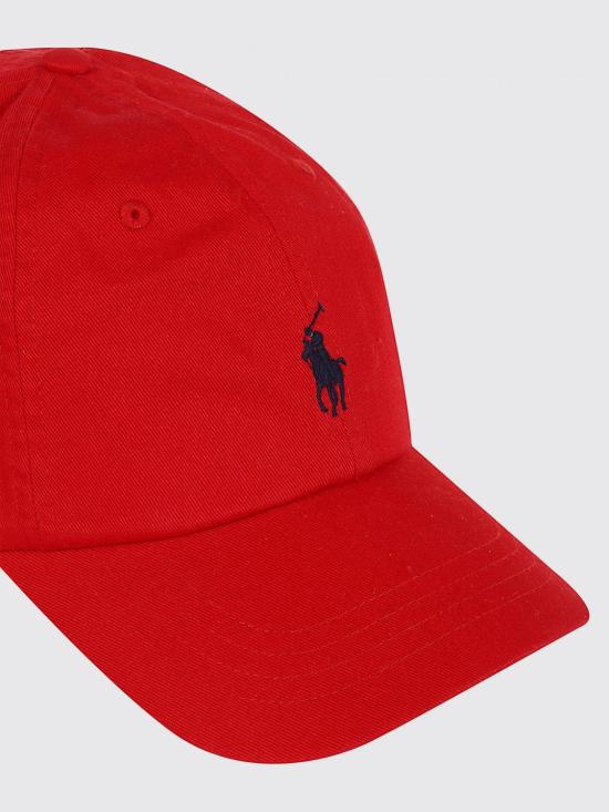 26SS 폴로 랄프로렌 포니 자수 치노 볼캡 211912843 022 Red - POLO RALPH LAUREN