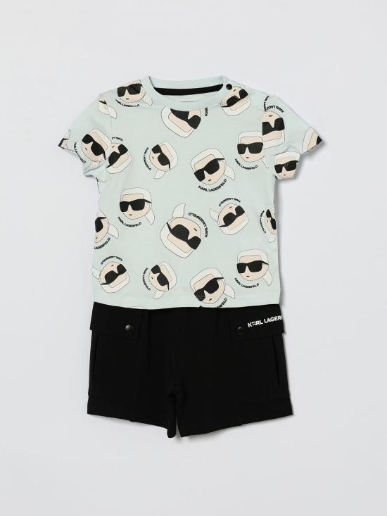 26SS [키즈] 칼라거펠트 캐주얼 세트 Z31070 77X Sky Blue