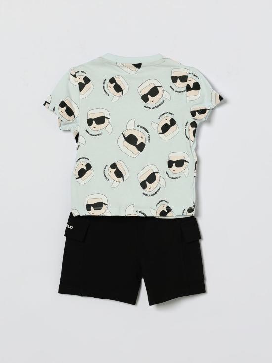 26SS [키즈] 칼라거펠트 캐주얼 세트 Z31070 77X Sky Blue - KARL LAGERFELD