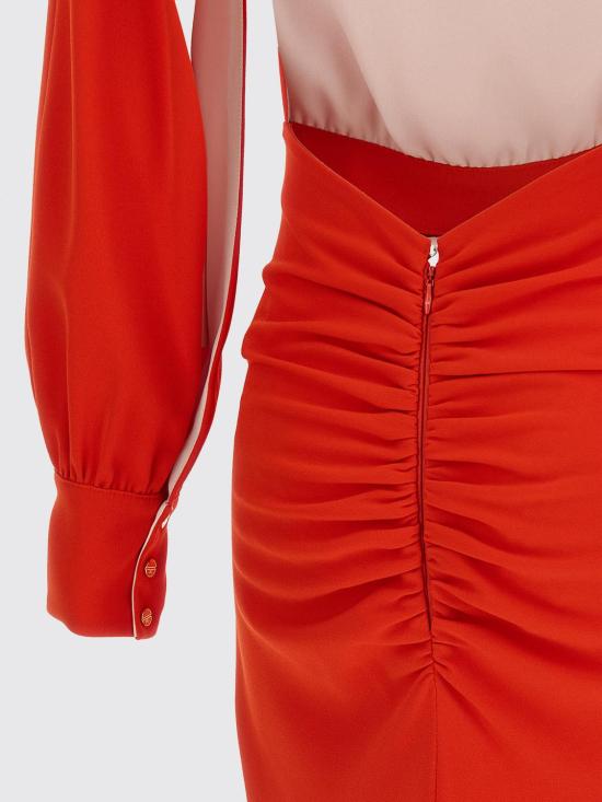 26SS 엘리자베타프랜치 롱 원피스 ABR2861E2 U99 Red - ELISABETTA FRANCHI