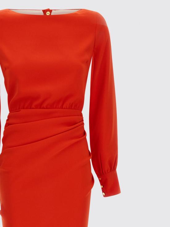 26SS 엘리자베타프랜치 롱 원피스 ABR2861E2 U99 Red - ELISABETTA FRANCHI