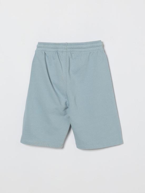 26SS [키즈] 오프화이트 쇼츠/버뮤다 OBCI001S26FLE004 451 Gnawed Blue - OFF WHITE