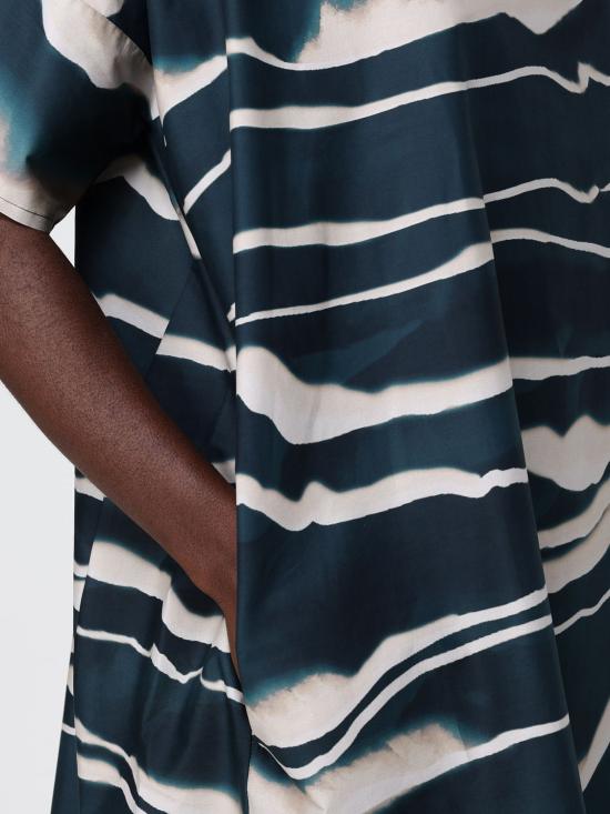 26SS 리비아나 콘티 미디 원피스 L6SU21 SEA 2 Petroleum Blue - LIVIANA CONTI