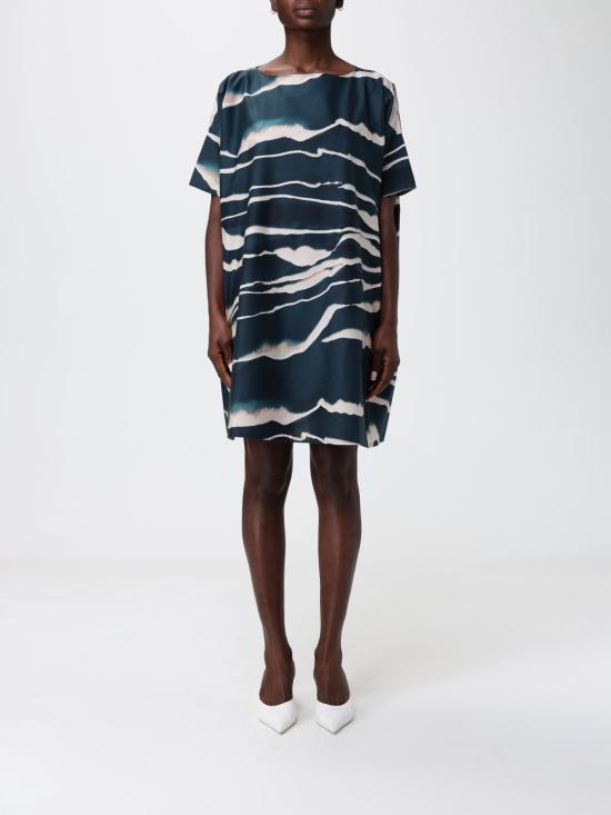 26SS 리비아나 콘티 미디 원피스 L6SU21 SEA 2 Petroleum Blue