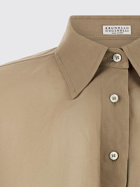 26SS 브루넬로 쿠치넬리 셔츠 M0F91MX616 C8690 Brown - BRUNELLO CUCINELLI