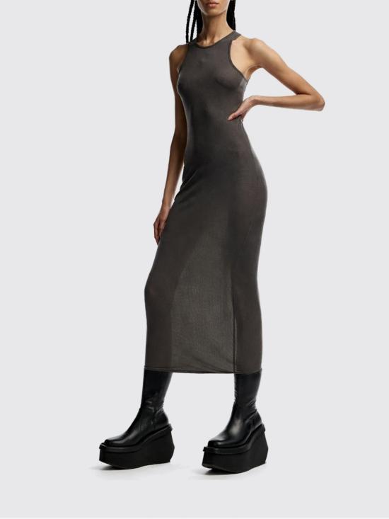 26SS 릭 오웬스 롱 원피스 RP01F6549RC 34 Brown - RICK OWENS