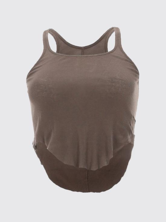 26SS 다크쉐도우 민소매 티셔츠 DS01F4100BH 34 Brown - DRKSHDW