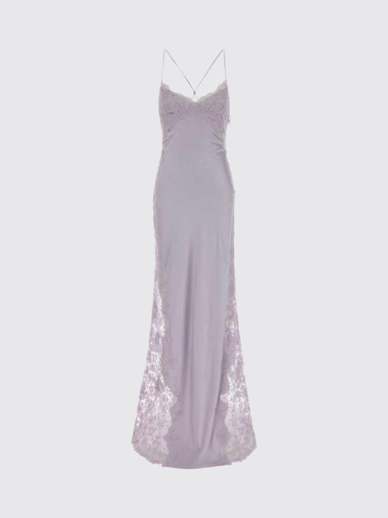 26SS 에르마노 설비노 롱 원피스 D482Q311APXZV 43907 Lilac - ERMANNO SCERVINO