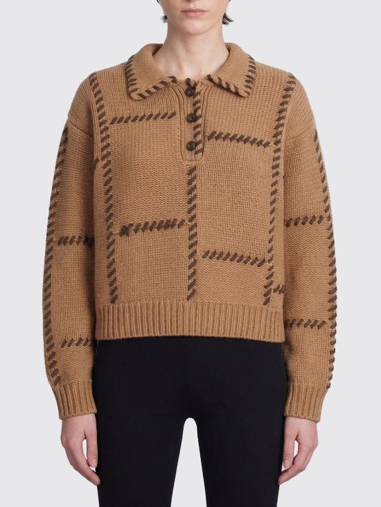 26SS 프레임 폴로 티셔츠 WS26KSW021 CAML Beige