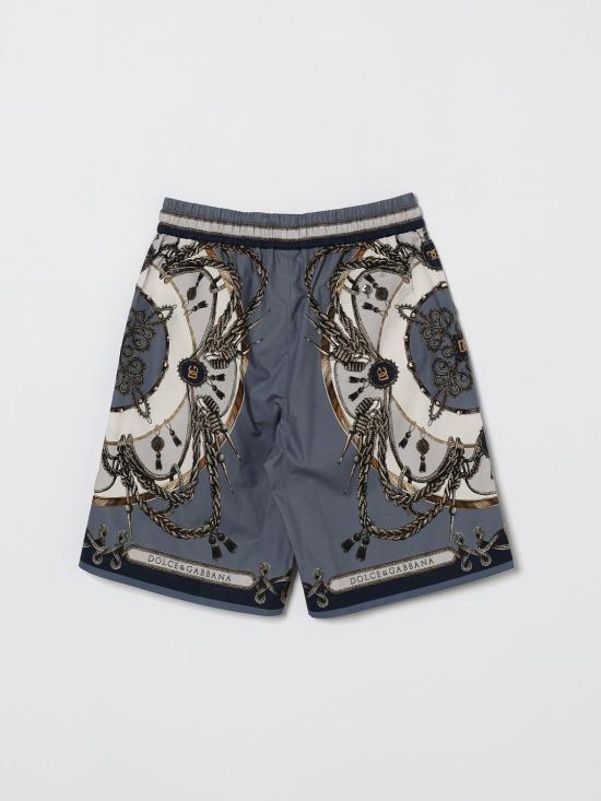 26SS [키즈] 돌체앤가바나 쇼츠/버뮤다 L43Q47FI5NQ HT5XB White - DOLCE & GABBANA