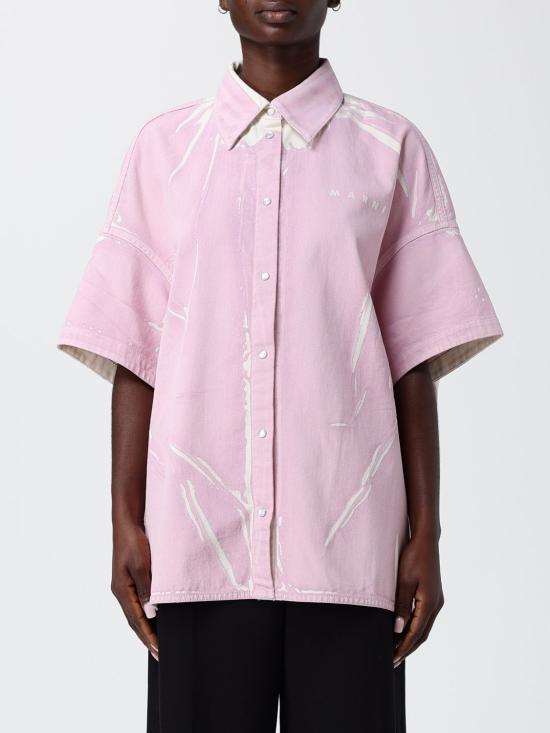 26SS 마르니 셔츠 CAJD0565A1USCY64 PRC13 Pink