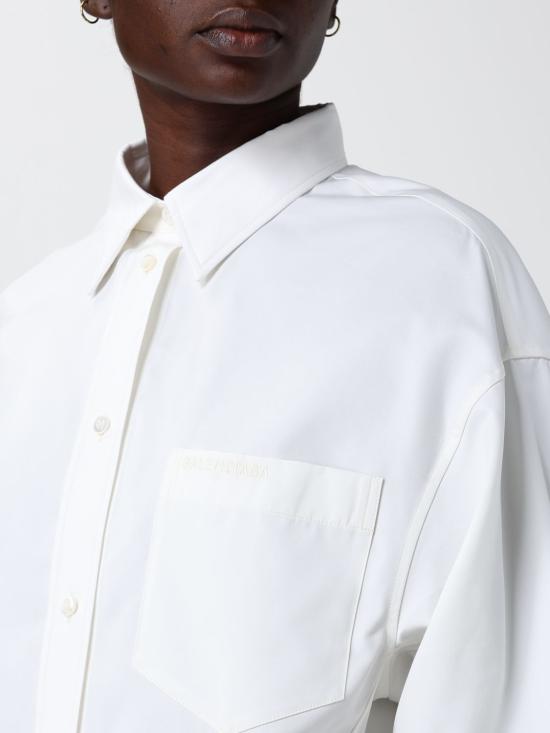 26SS 발렌시아가 셔츠 872318TUM18 9000 White - BALENCIAGA