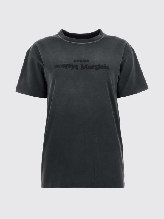 26SS 마르지엘라 리버스 로고 티셔츠 S51GC0526S20079 970 Black - MAISON MARGIELA